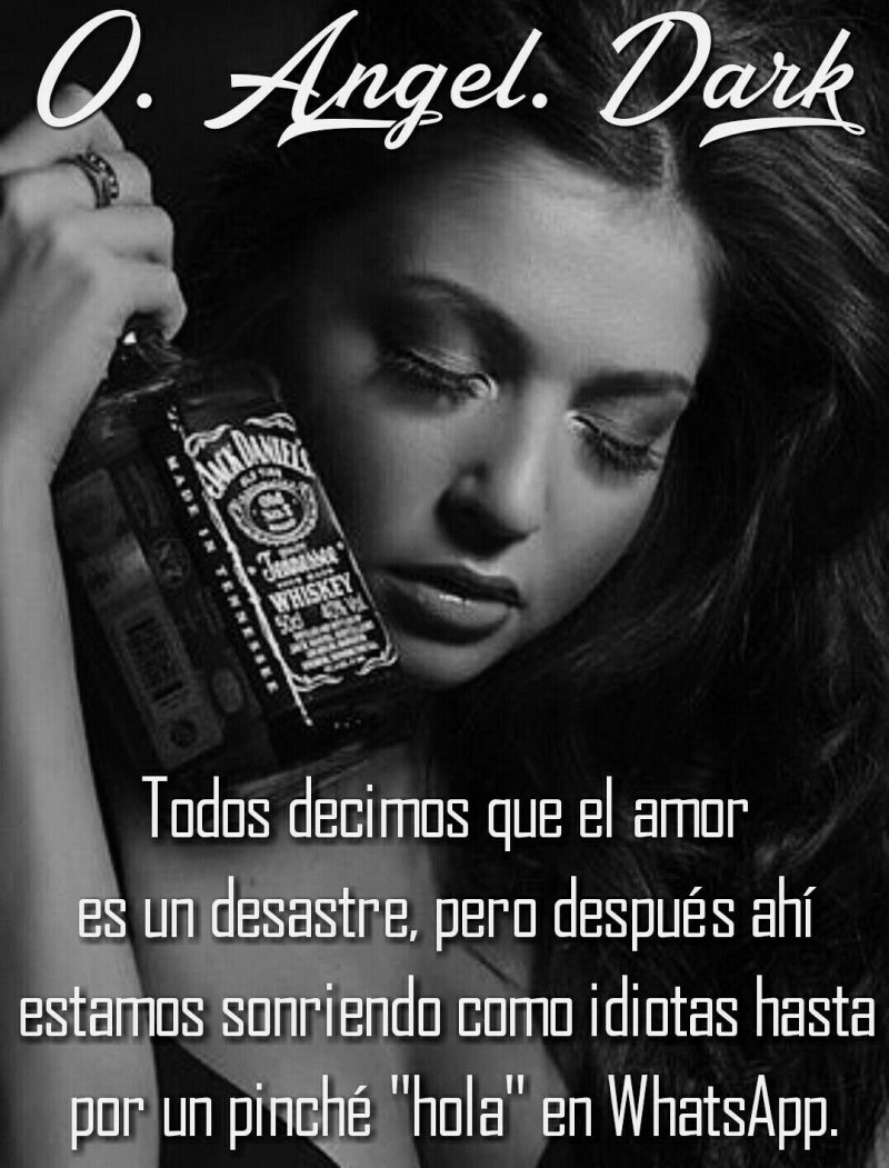 Girl with whiskey