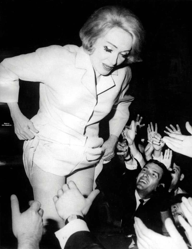 Marlene Dietrich legs in a swimsuit