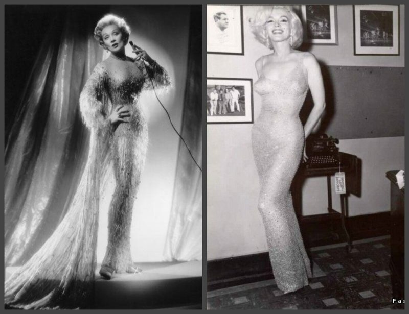 Naked dress Marilyn Monroe