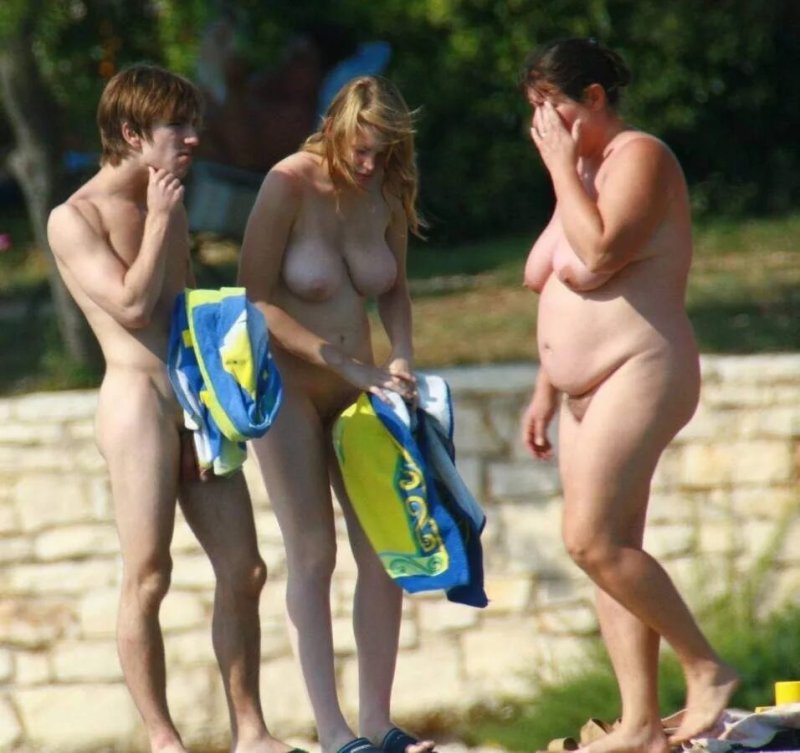 Naked on the beaches