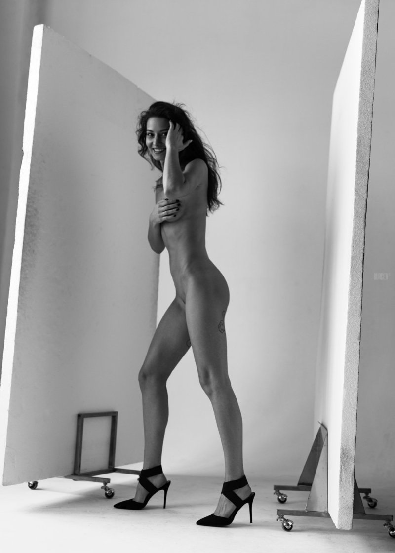 Model photo shoot