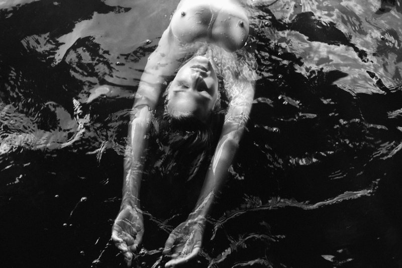 Girls in the water
