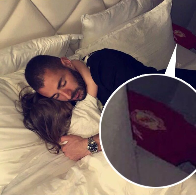 Karim Benzema and his girlfriend