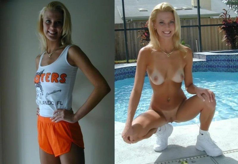 Amateur Dressed undressed two friends