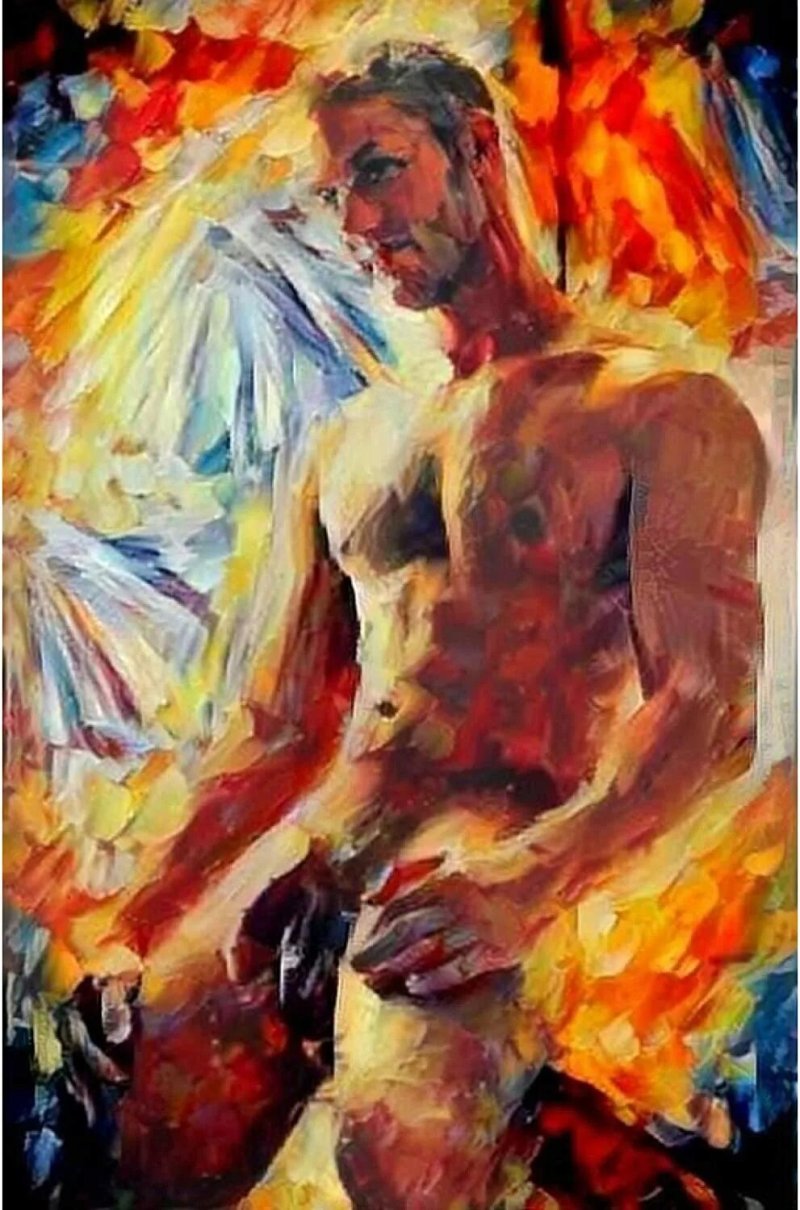 Erotic paintings with oil