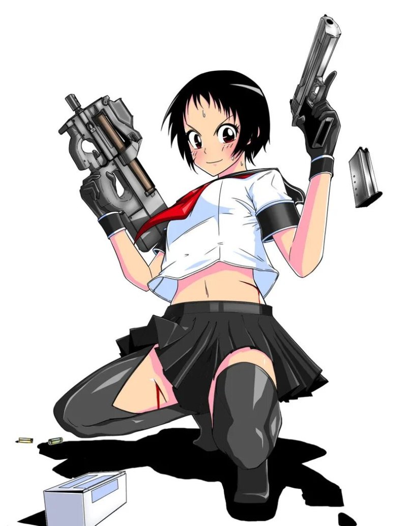 Anime with a gun