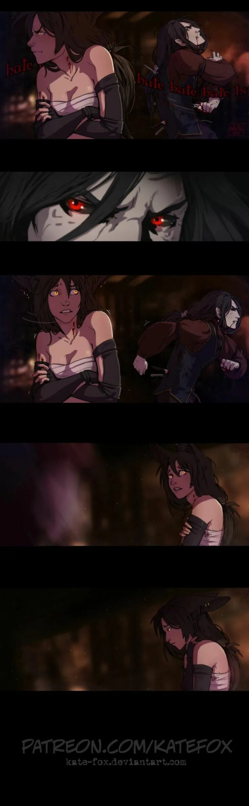 Kate Fox whisper nine -tailed