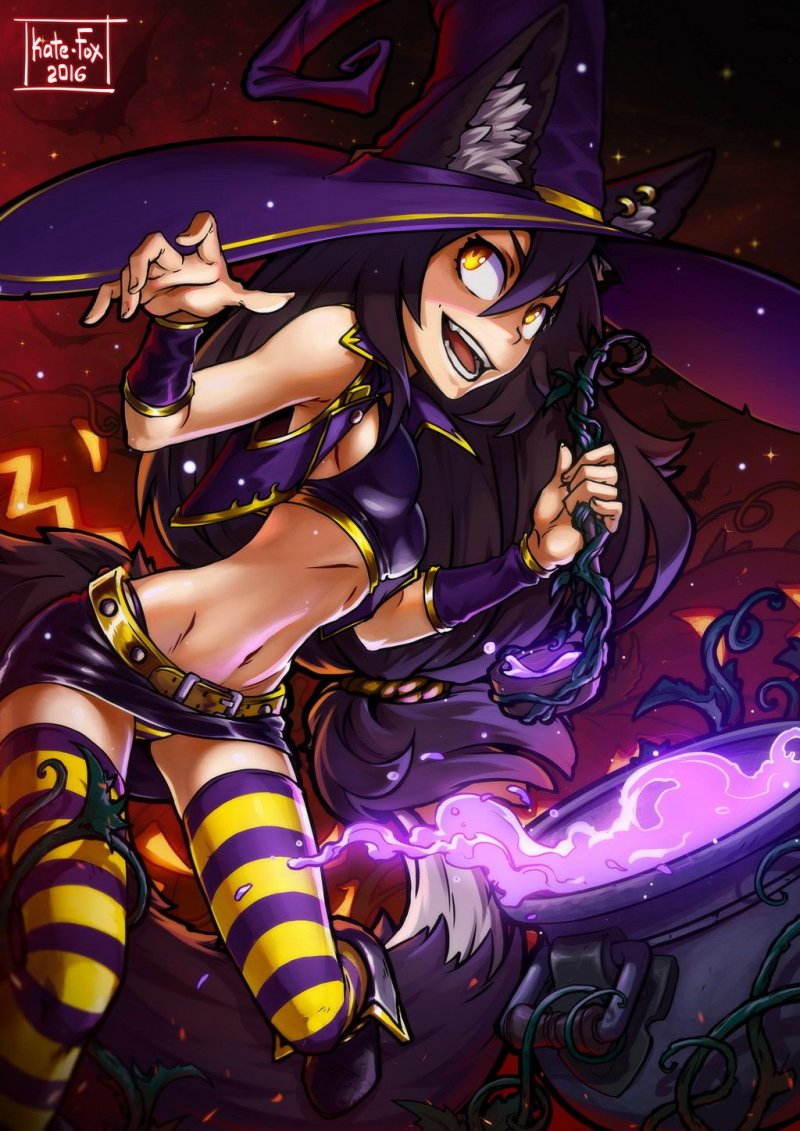 Girl Halloween Art