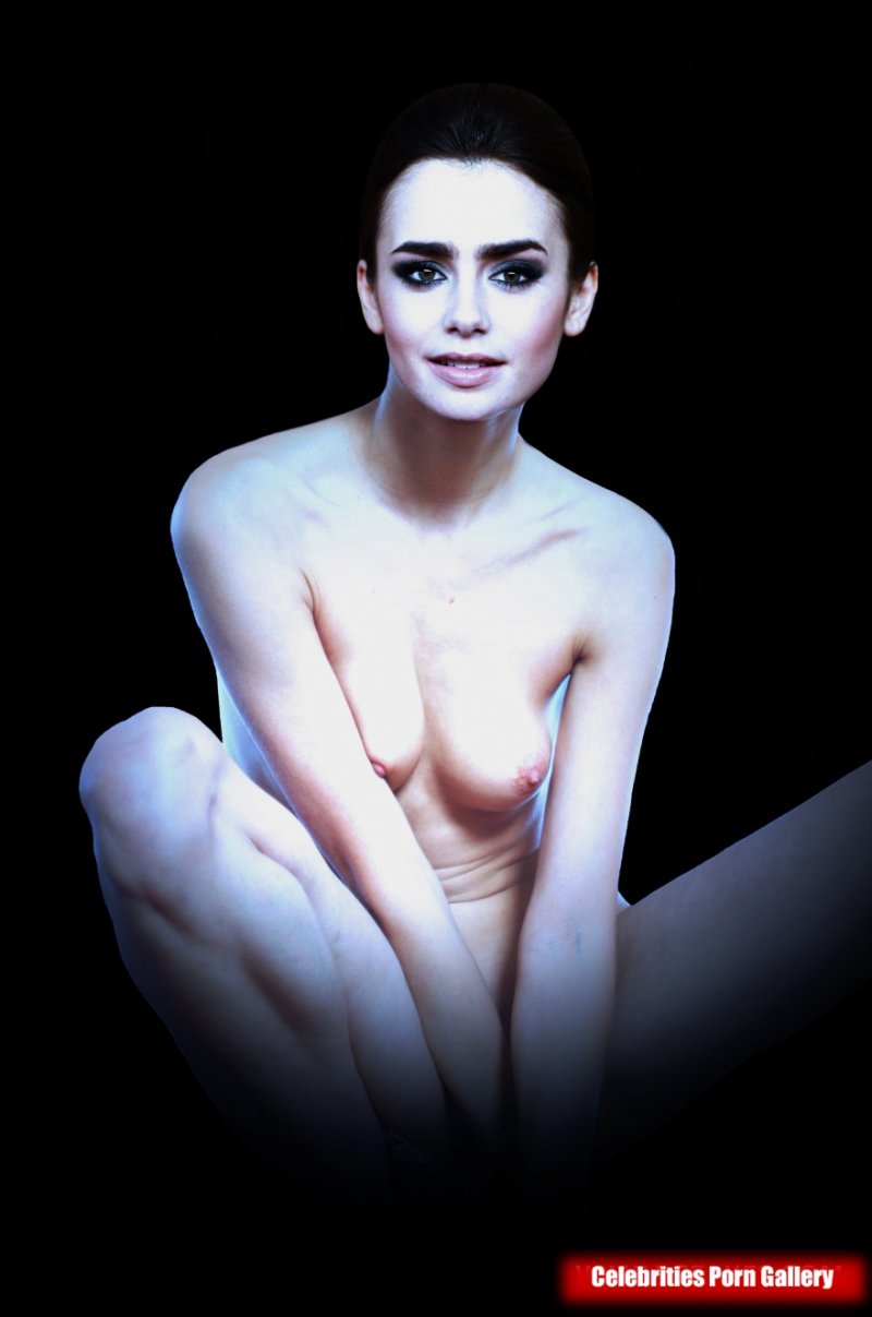 Naked Lily Collins
