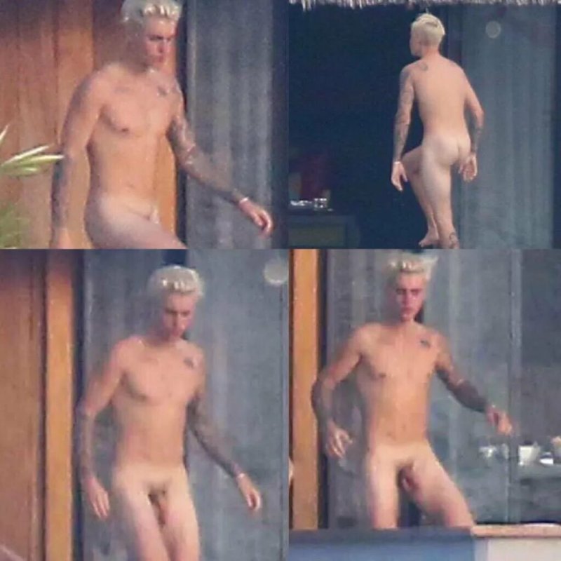 Justin Bieber Naked on Bora Bora