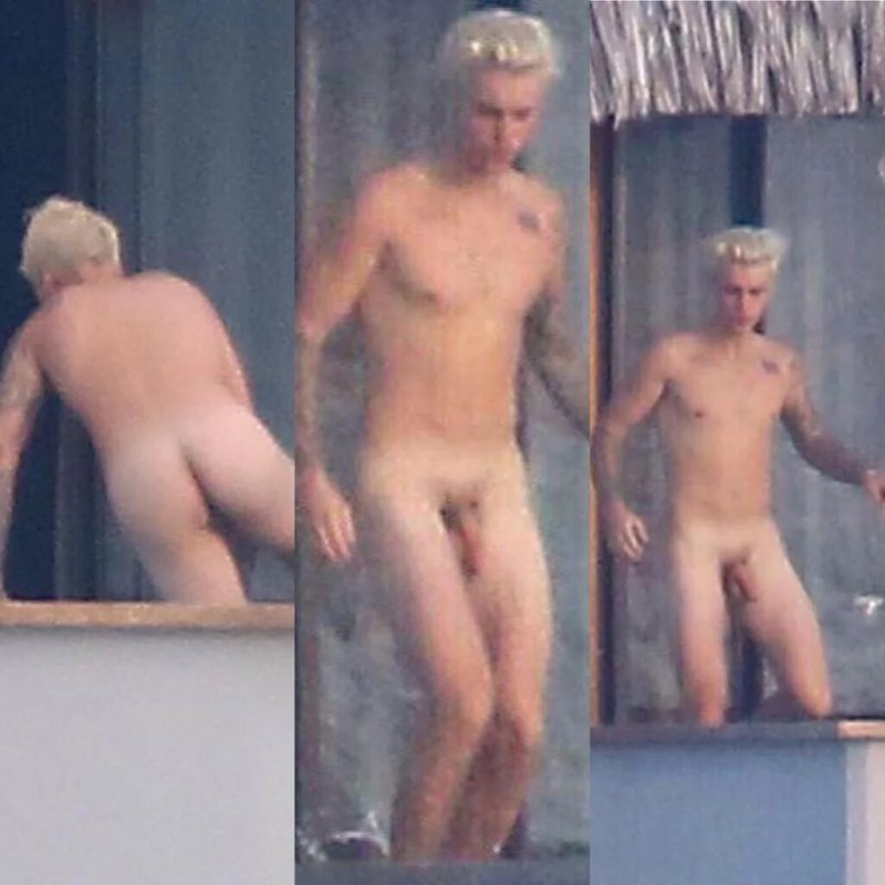 Justin Bieber Naked on Bora Bora