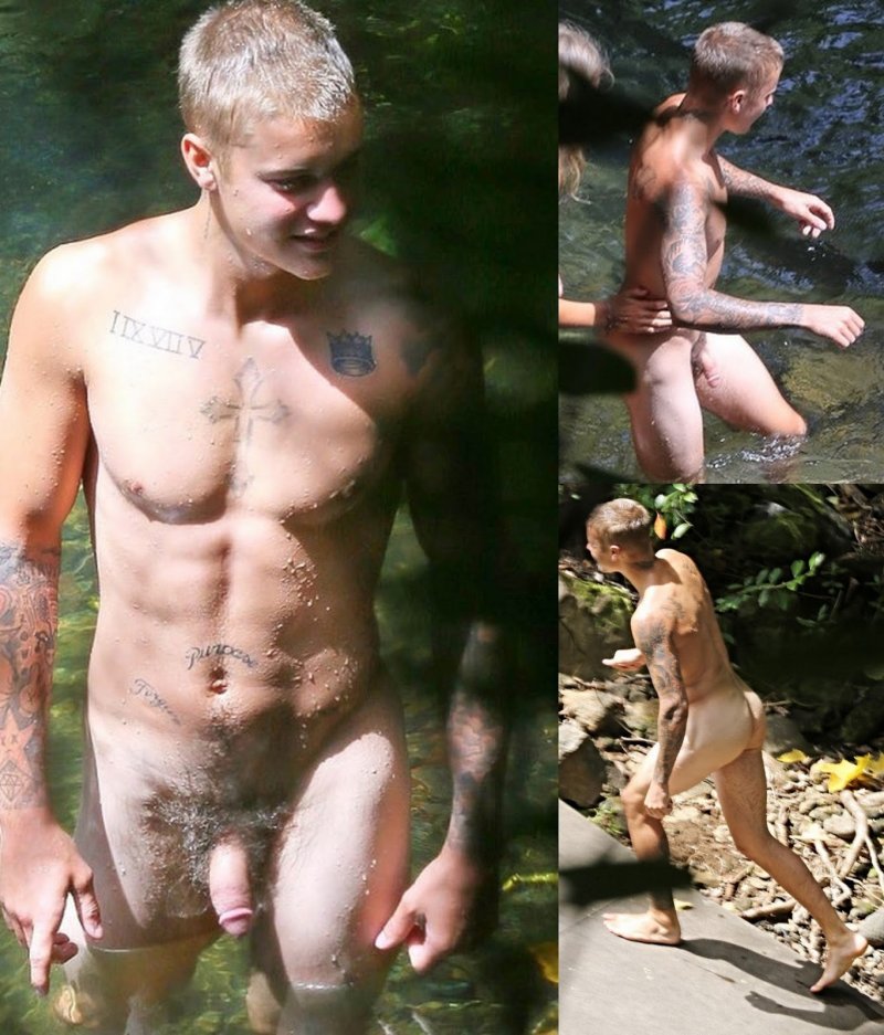 Justin Bieber Naked without panties