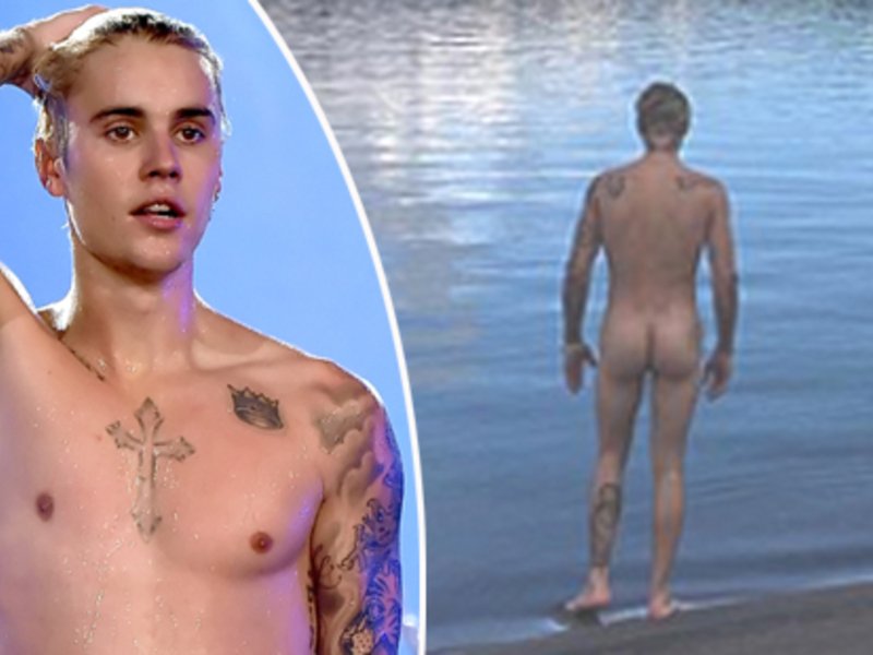 Justin Bieber Naked on Bora Bora