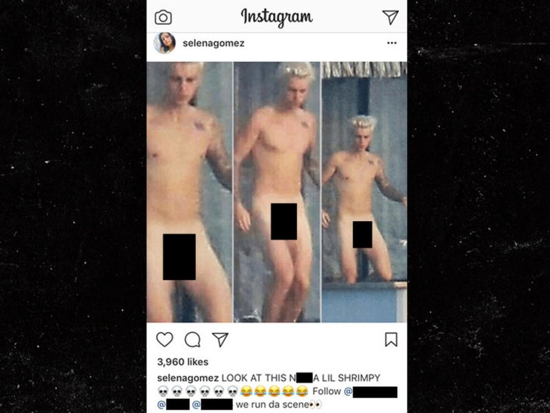 Justin Bieber Naked on Bora Bora