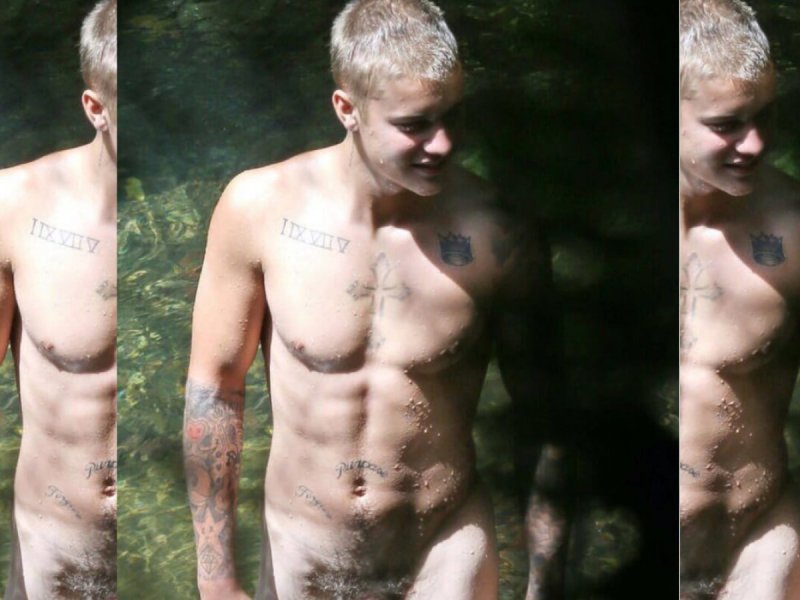 Justin Bieber Naked without panties