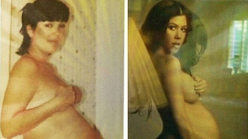 Demi Moore naked pregnant