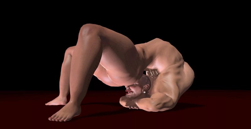 Naked poses