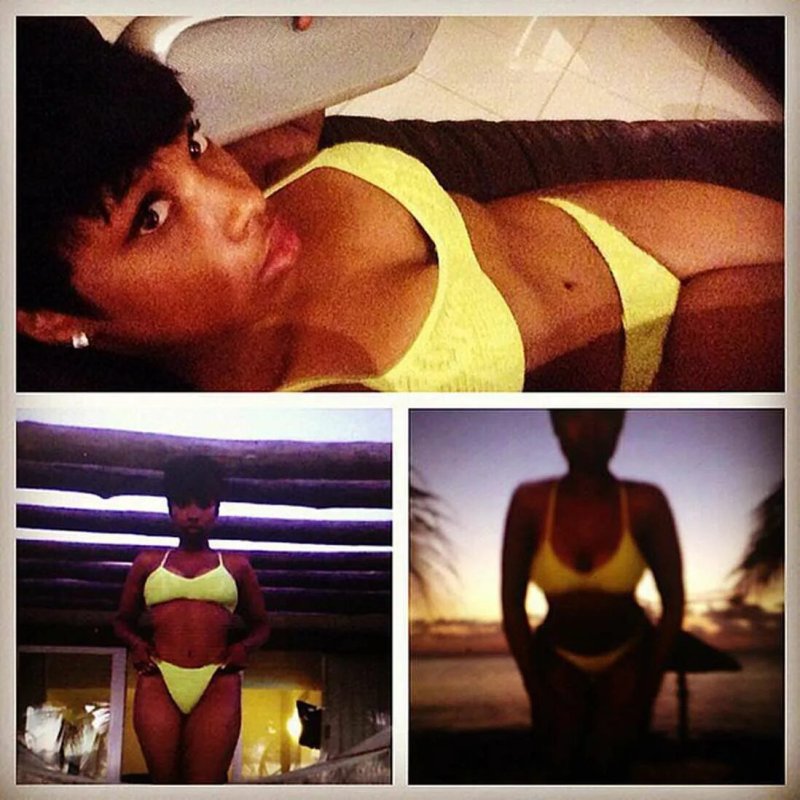 Jennifer Hudson in a swimsuit