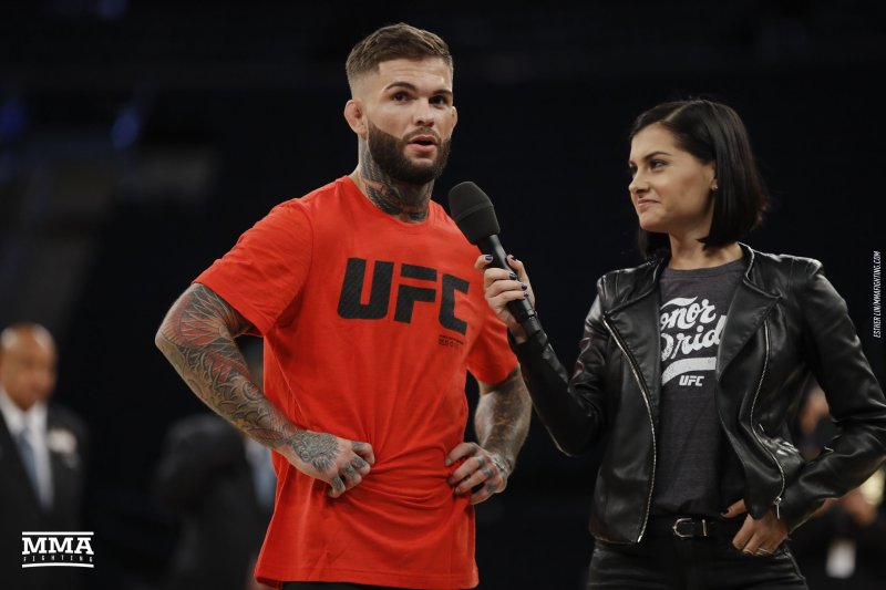 Codi Garbrandt hairstyle