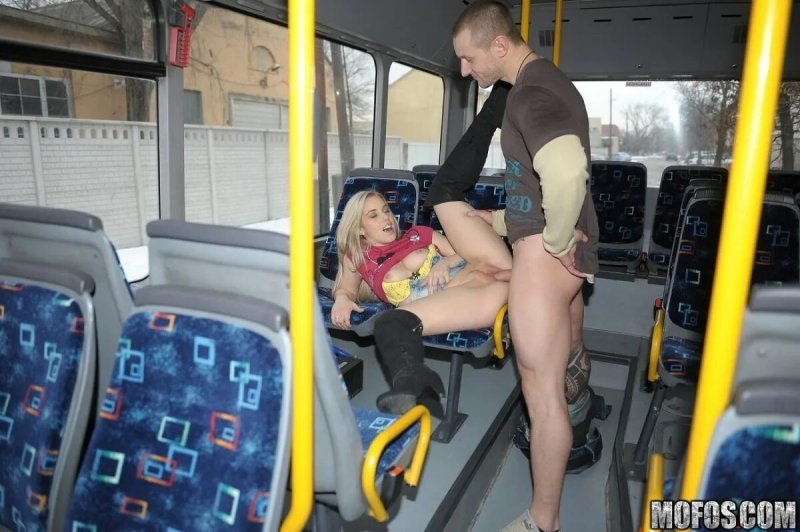 On the bus porn