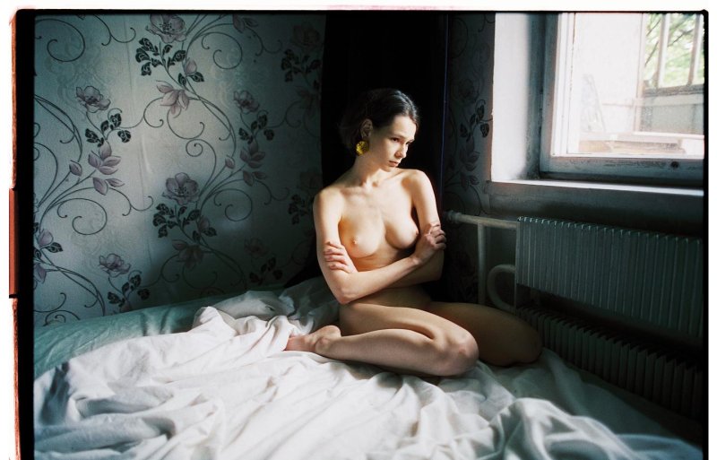 In the style of nude