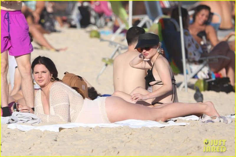 Lana del Rey in a swimsuit