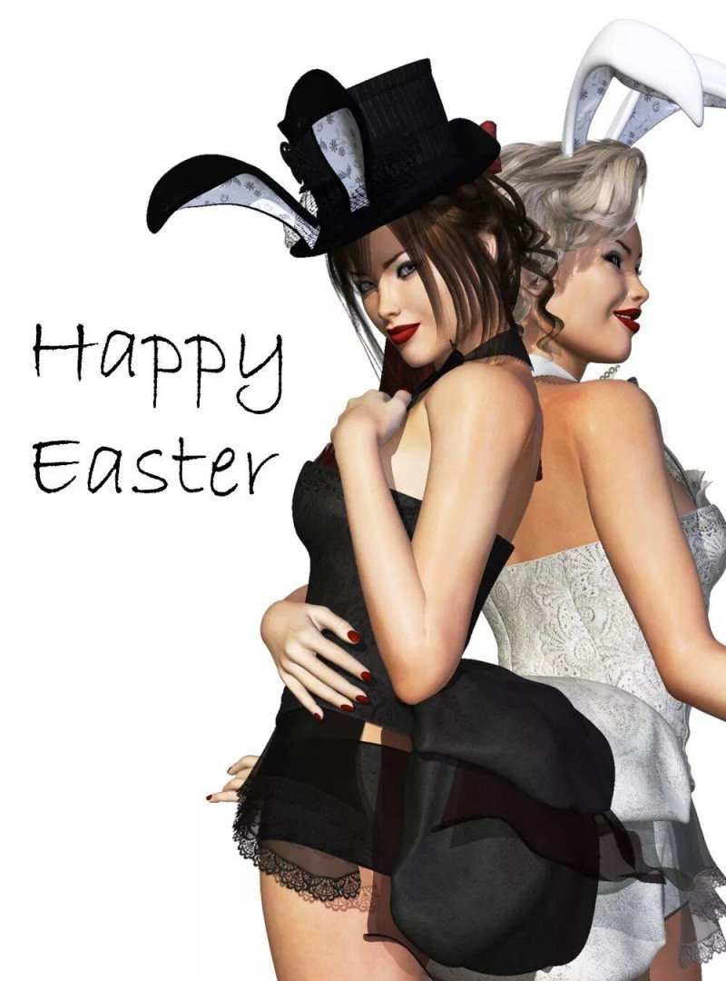 Girl in a costume bunny