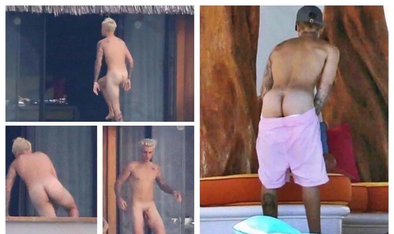 Justin Bieber Naked on Bora Bora