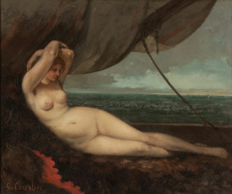 The picture is a naked woman