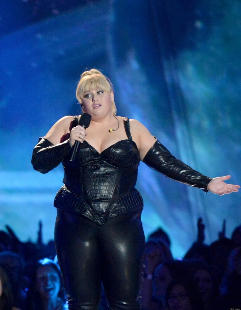 Rebel Wilson in boots