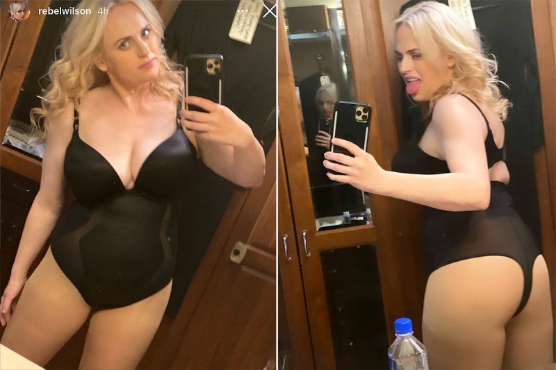Rebel Wilson in underwear