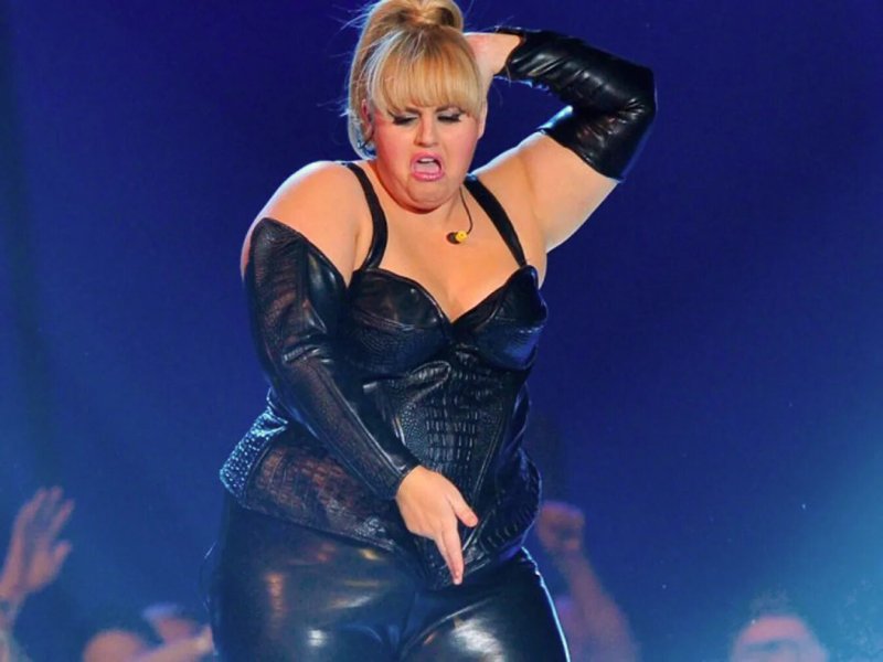 Rebel Wilson in boots