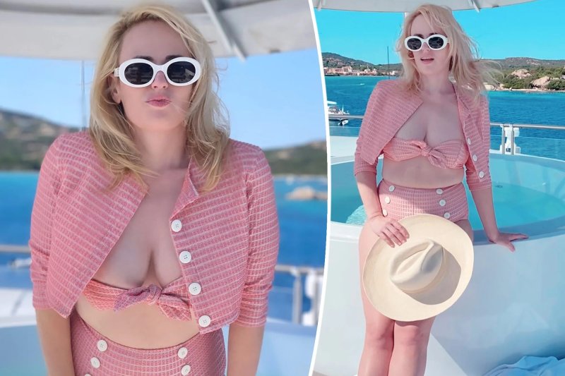 Rebel Wilson in a swimsuit
