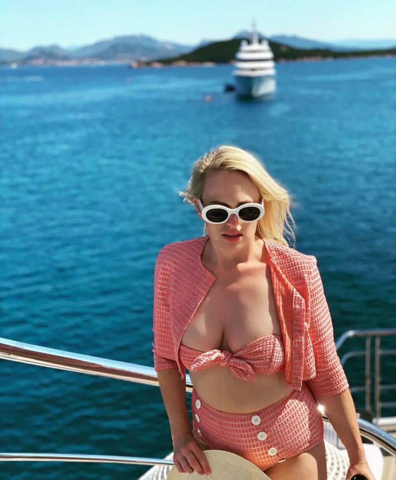 Rebel Wilson in a swimsuit