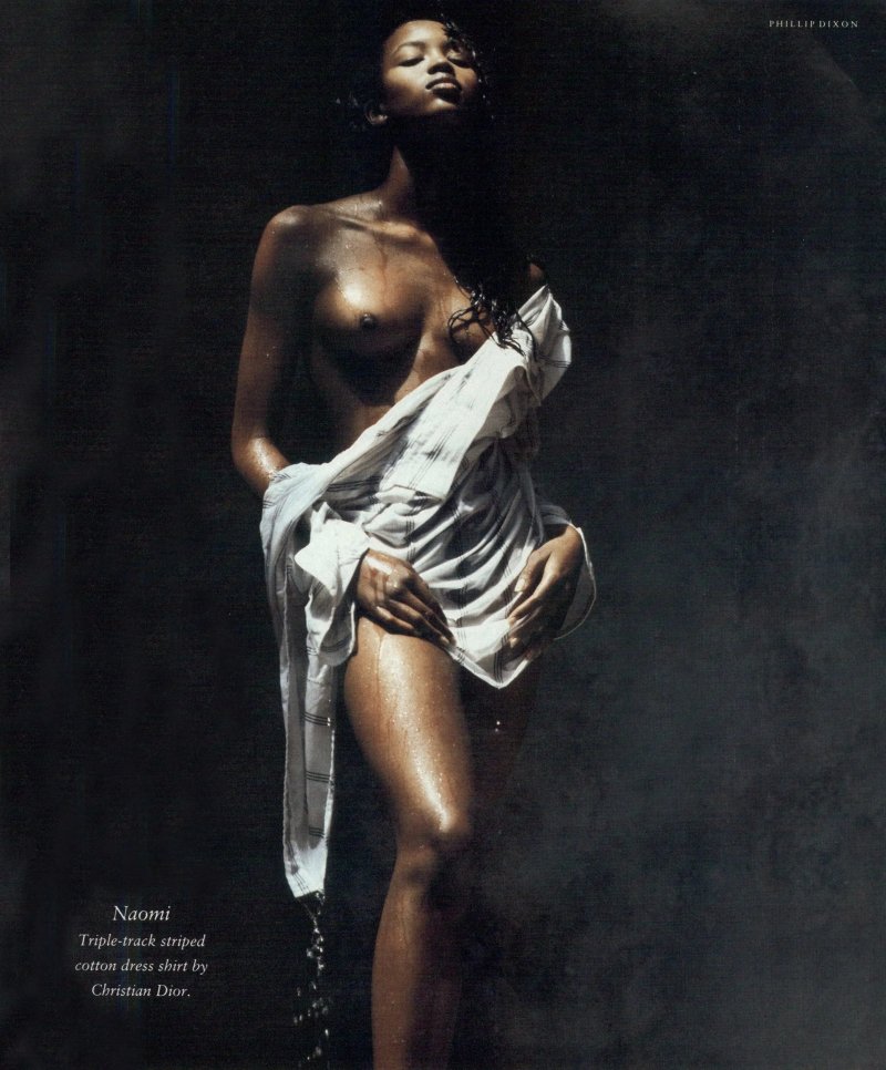 Naked Naomi Campbell