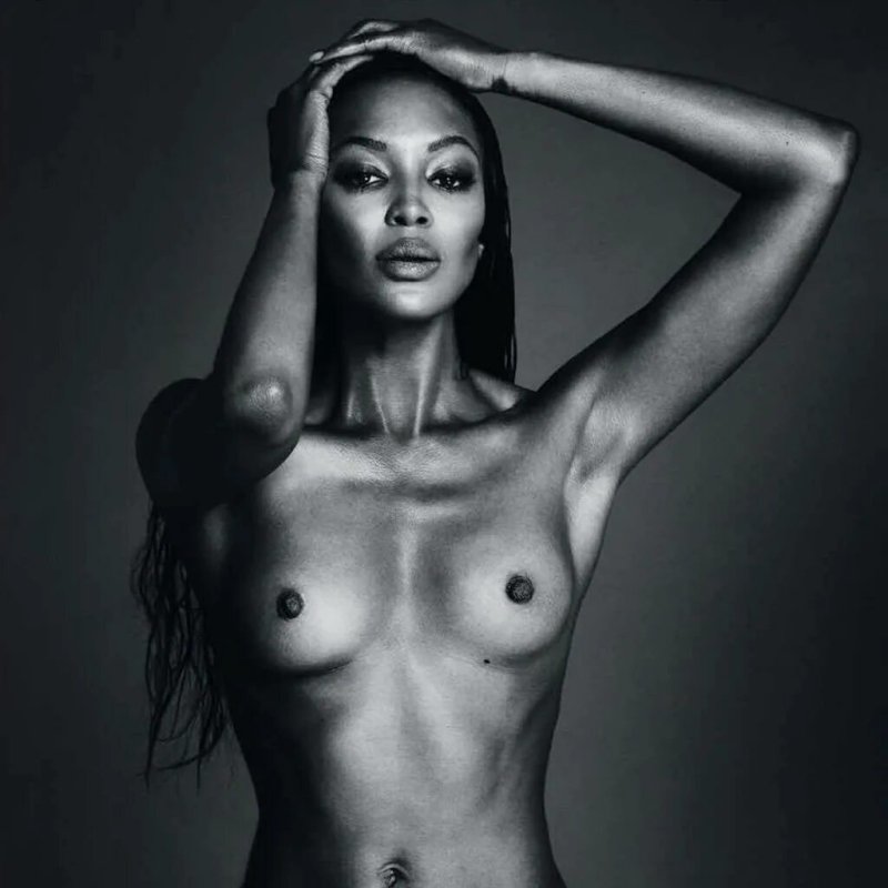 Naked Naomi Campbell