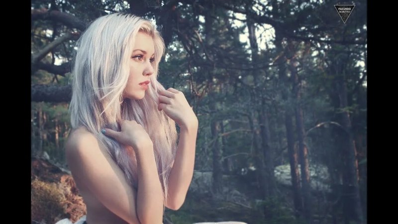 Blonde girl is beautiful