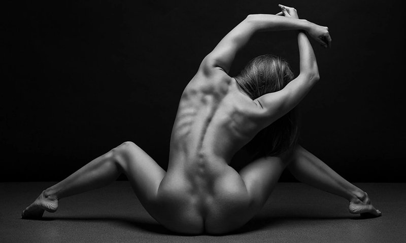 Naked female body