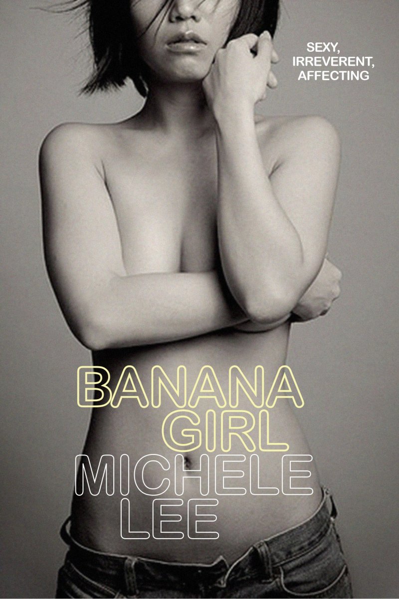 The girl eats a banana