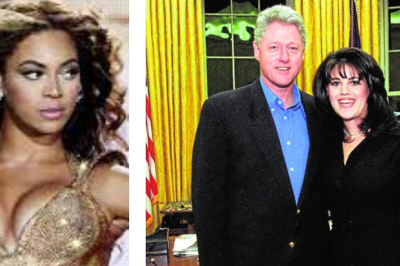 Monica Levinsky and Bill Clinton