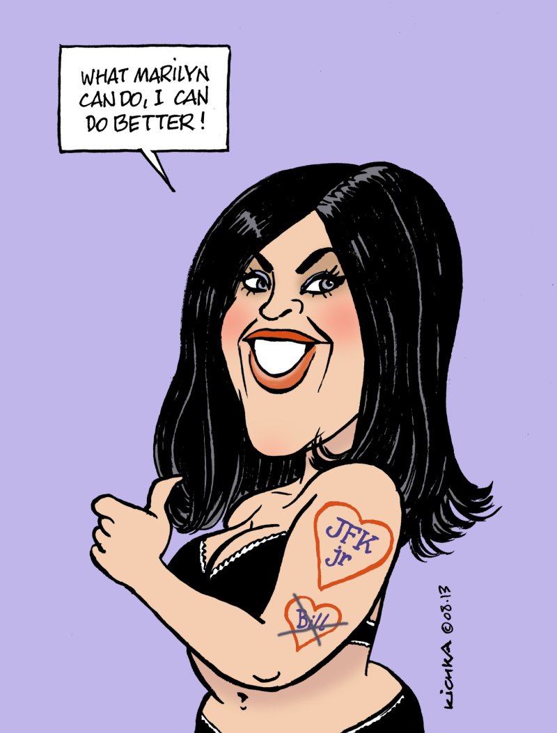 The cartoon is feminine