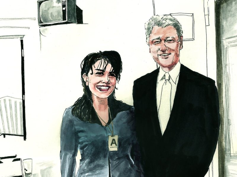 Monica Levinsky and Bill Clinton