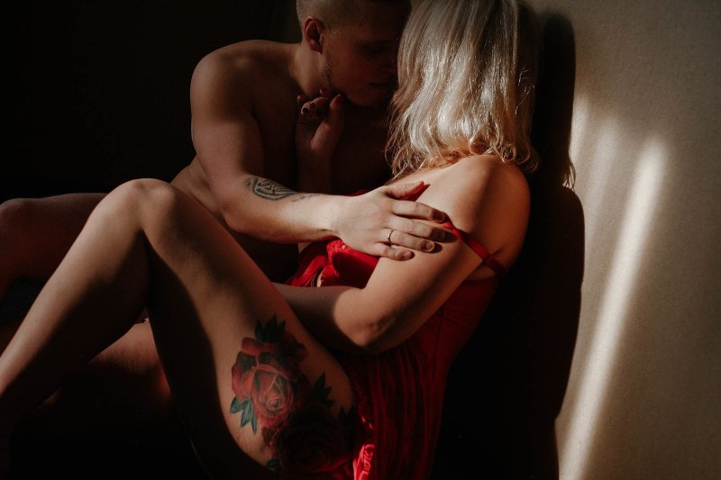Erotic photo shoot for two