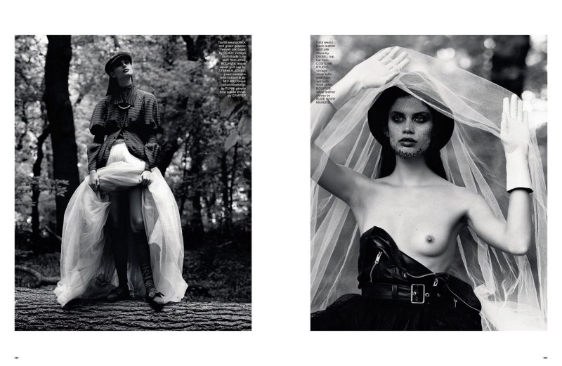 Gothic photo shoot