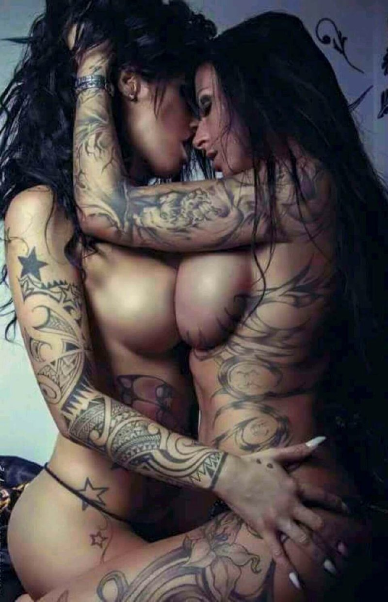 Girl with tattoos