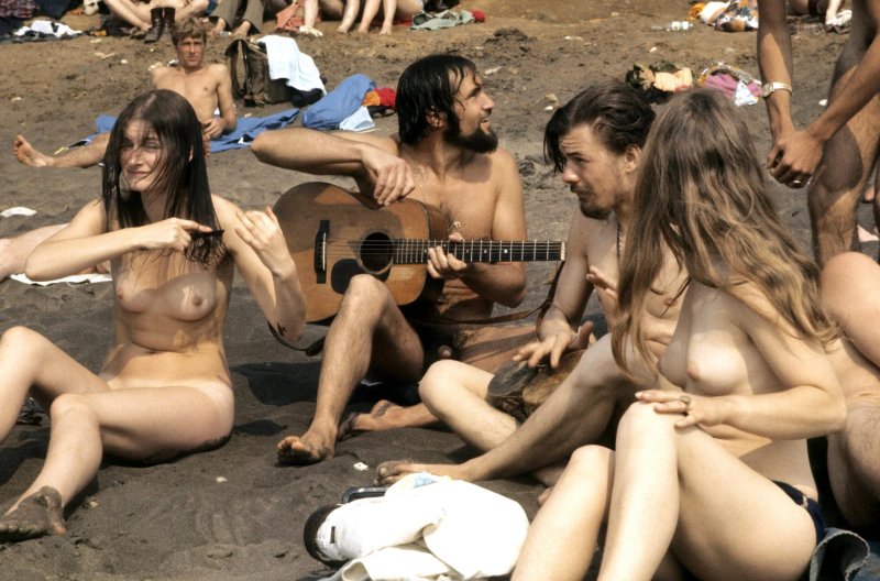 Naked hippies