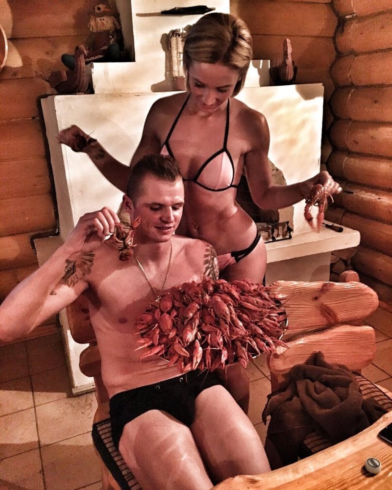 Olga Buzova and Dmitry Tarasov