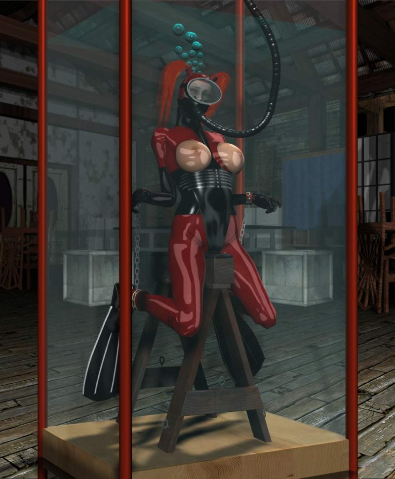 BDSM Selfh Bondage Latex