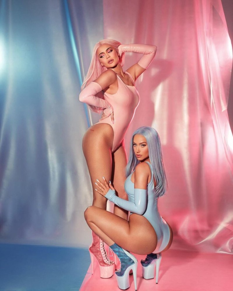 Anastasia Karanikolau and Kylie Jenner