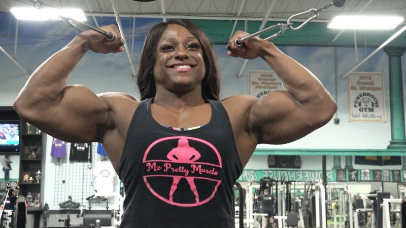 Bodybuilder woman